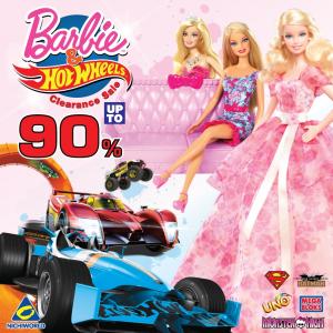 นิชิเวิร์ลจัดงาน Barbie & HotWheels Clearance Sale